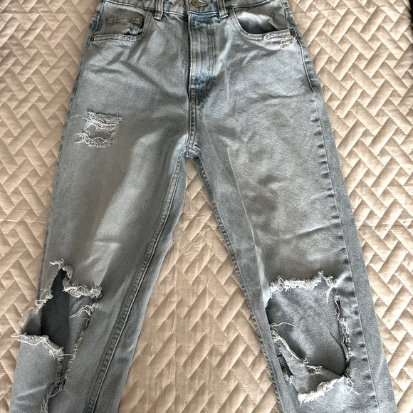 Zara Blue Mom Jeans - Picture 3 of 5